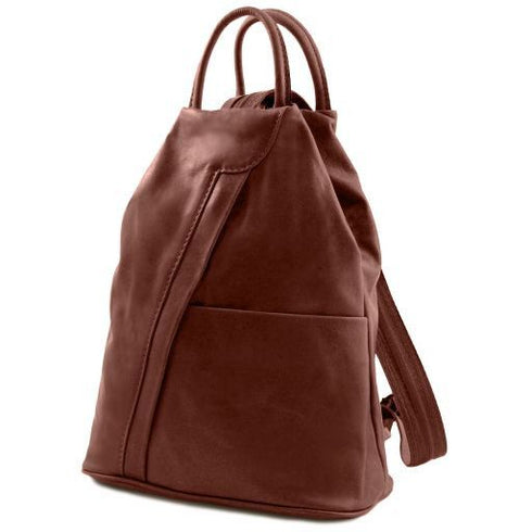 Shanghai - Soft leather backpack